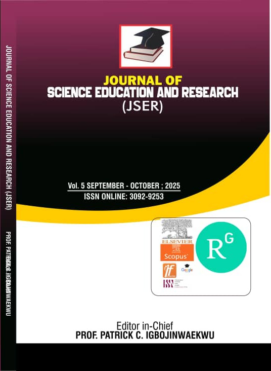 View Vol. 5 No. 1 (2025): JOURNAL OF SCIENCE EDUCATION AND RESEARCH
